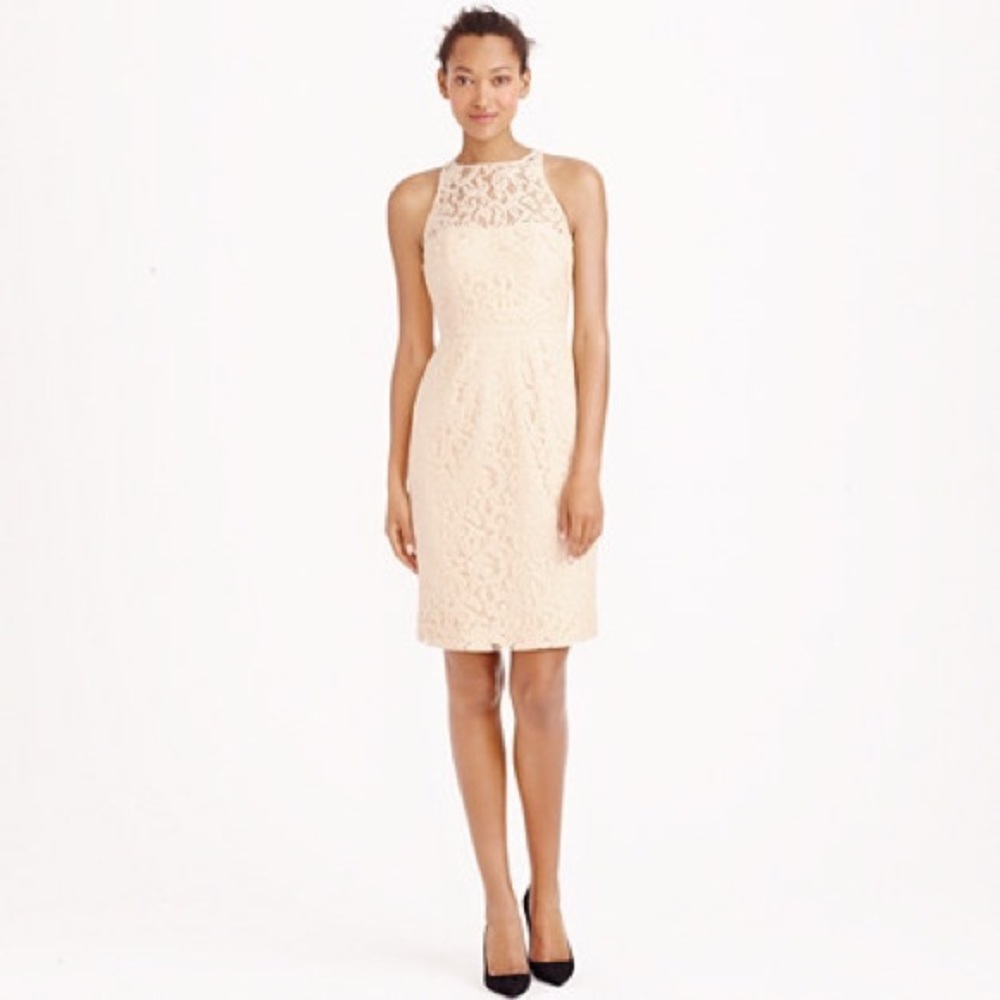 J.Crew Pamela Wedding Dress in Leavers Lace